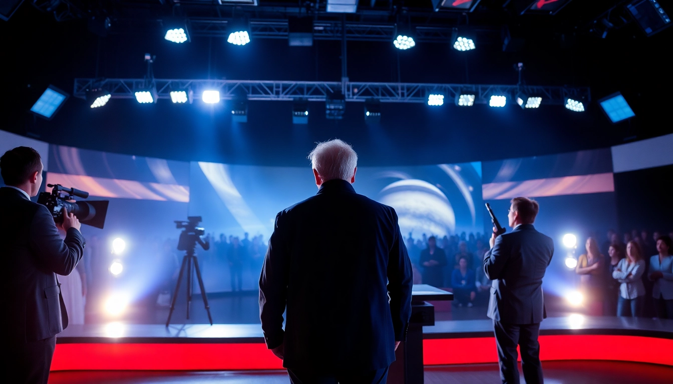 CouchTuner don't look up - Astronomers overwhelmed by media on stage, highlighting the urgency of their warning.