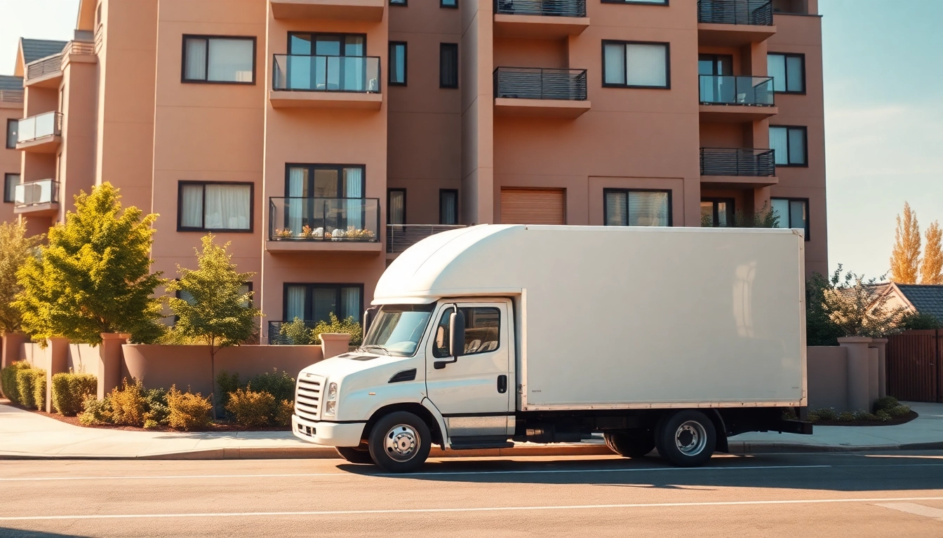 Efficient moving company in KL loading a modern truck for a quick residential relocation.