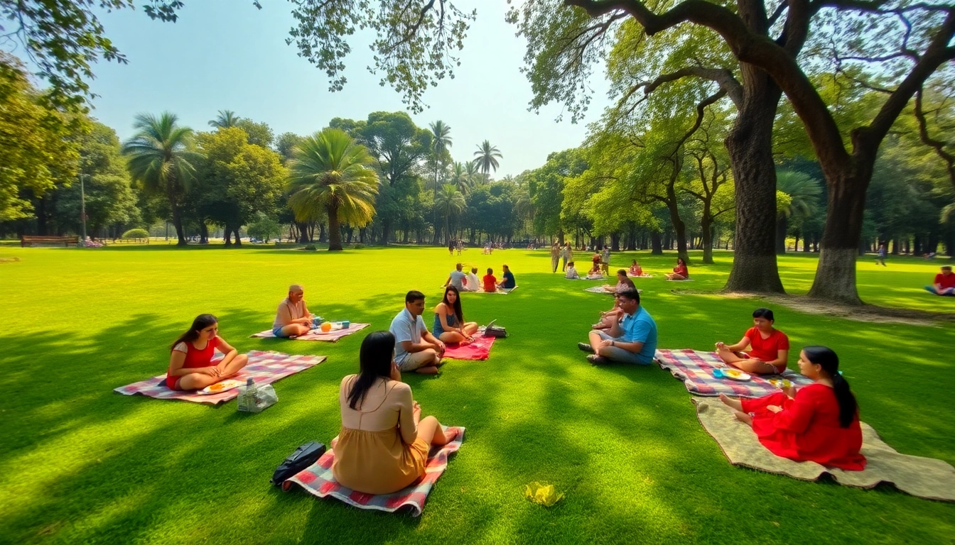 Families enjoying fun-filled activities at scenic picnic spots in Mumbai.