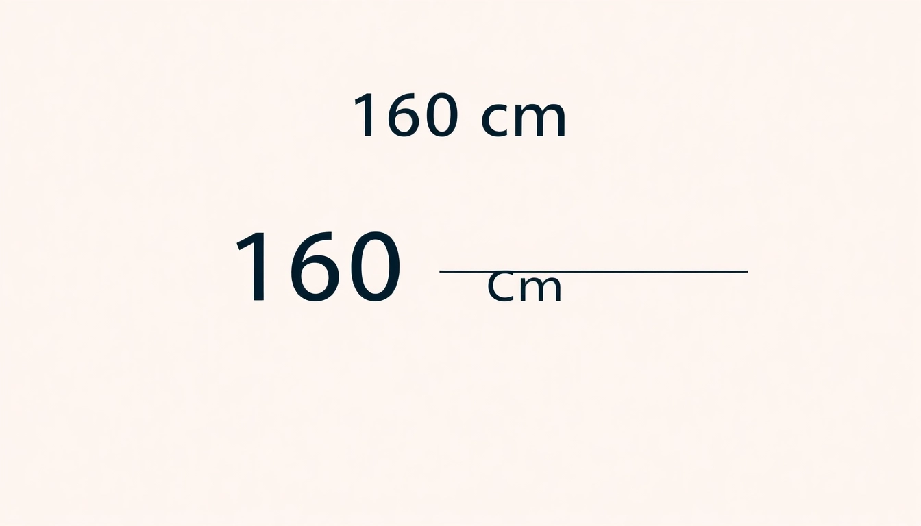 Learn how to convert 160 cm is how many feet, featuring a clear chart illustrating the measurement conversion.