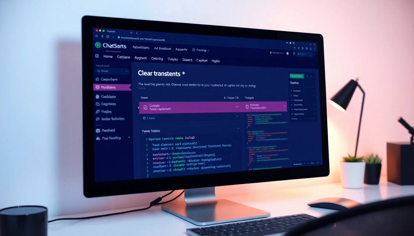 Optimize wp clear transients management through an efficient dashboard interface displaying transient data.