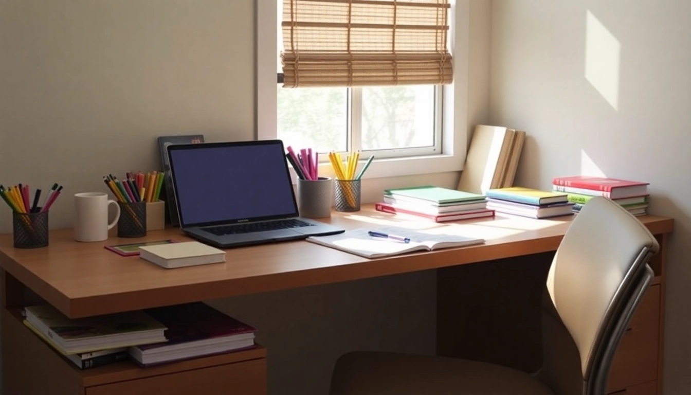 Study desk displaying the fsd board of intermediate date sheet 2018 alongside school supplies for effective exam preparation.