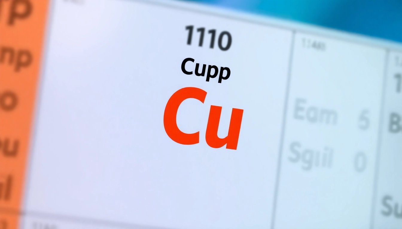 Highlighting the atomic wt of cu, this illustration features a detailed periodic table emphasizing copper's properties.