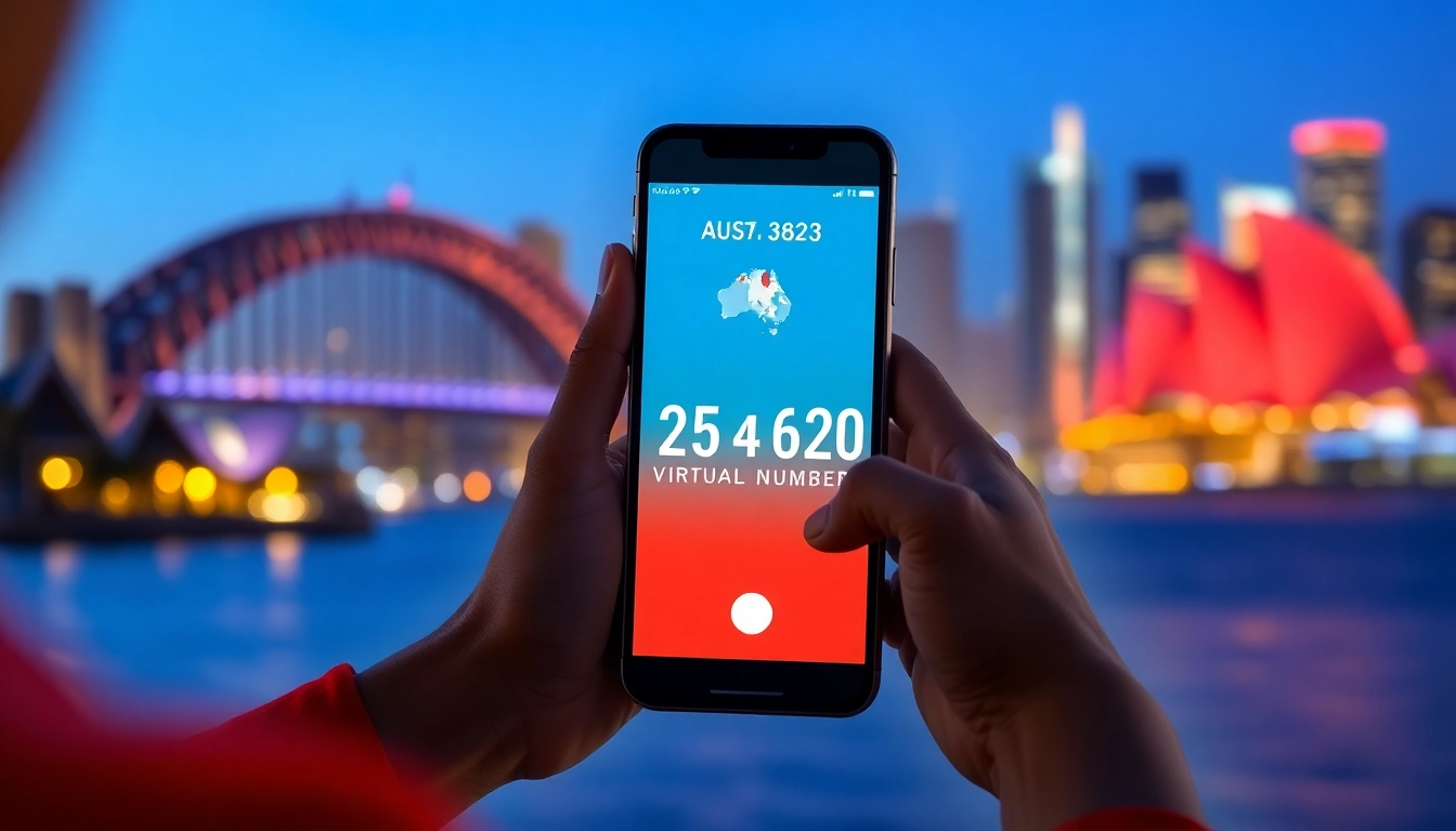 Utilize an australia virtual number displayed on a smartphone calls contact to enhance communication.