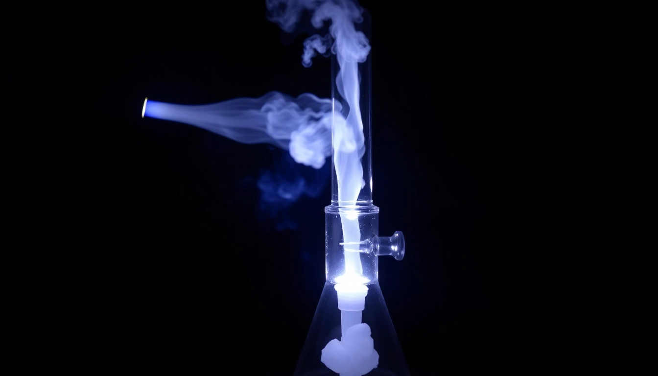 Learn how to heat a dab effectively with a torch to create thick vapor.