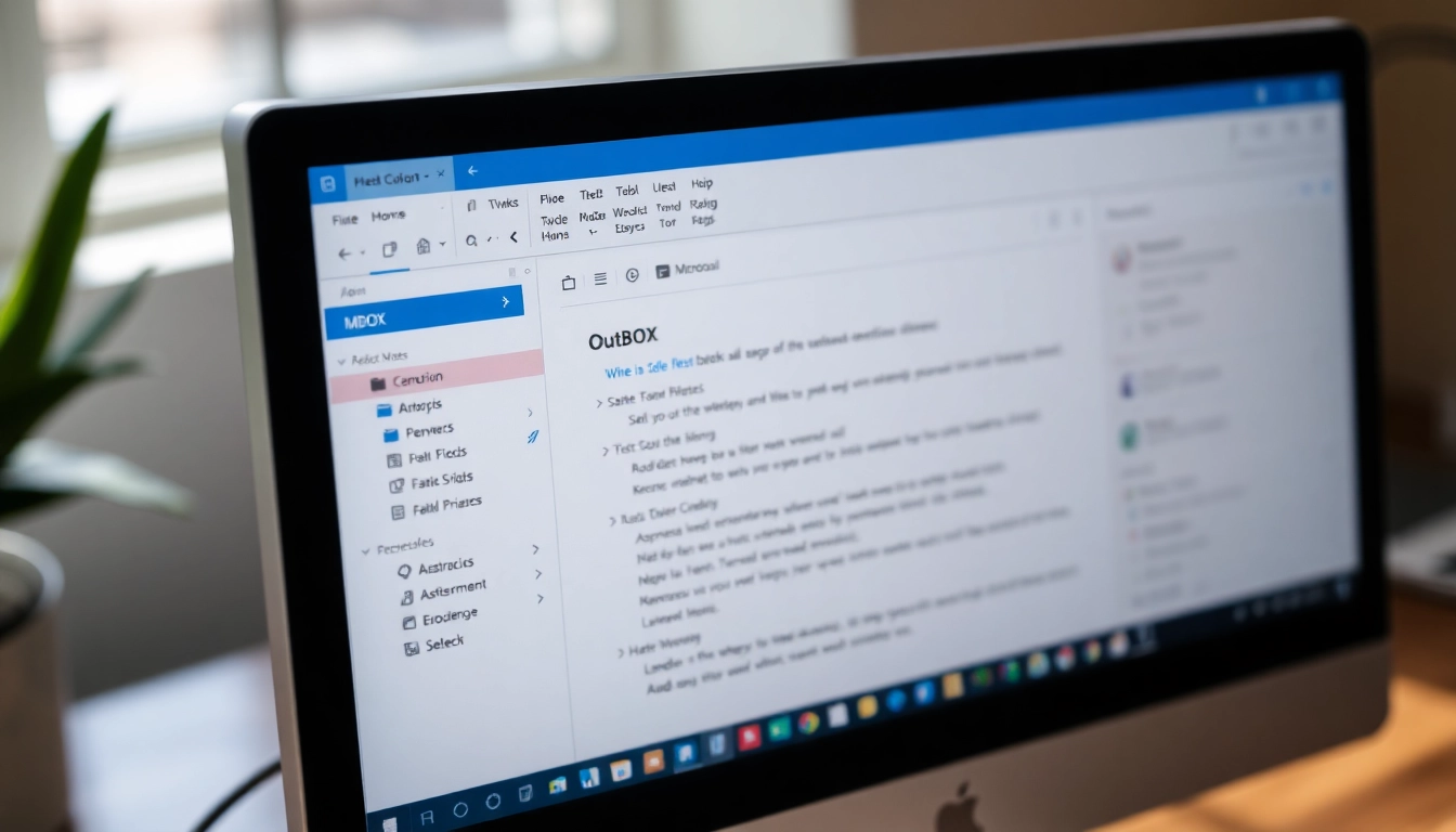 Open MBOX file in Outlook with a clear view of email content and attachments.