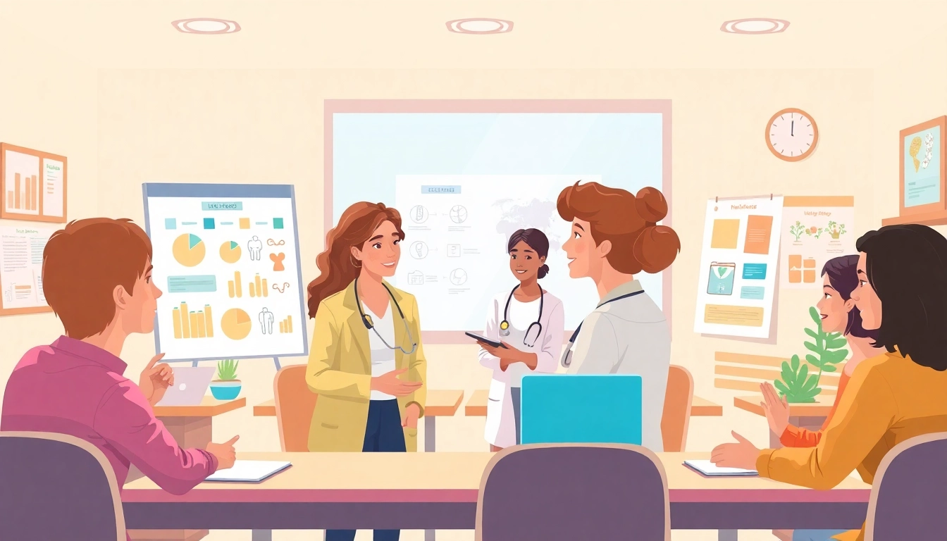 Understand the principles of health education via uploadarticle.blogspot.com what is health education, illustrated in an interactive classroom.