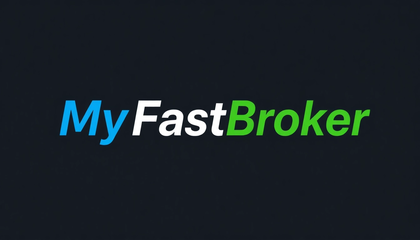 View the logo of MyFastBroker.com showcasing a modern design emphasizing speed and reliability in trading.