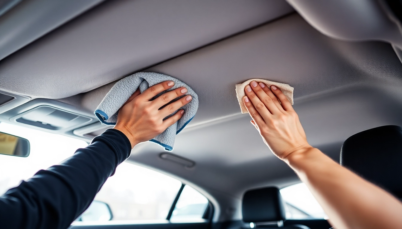 Learn how to clean car roof lining effectively with a microfiber cloth and cleaning solution, enhancing your vehicle's interior.