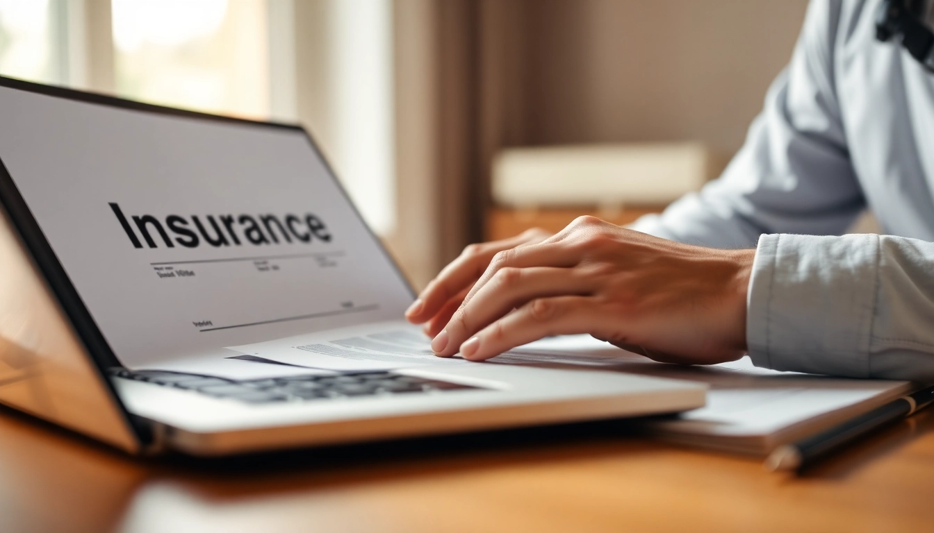 Reviewing insurance documents at insurance uploadarticle.com for a clear financial future.