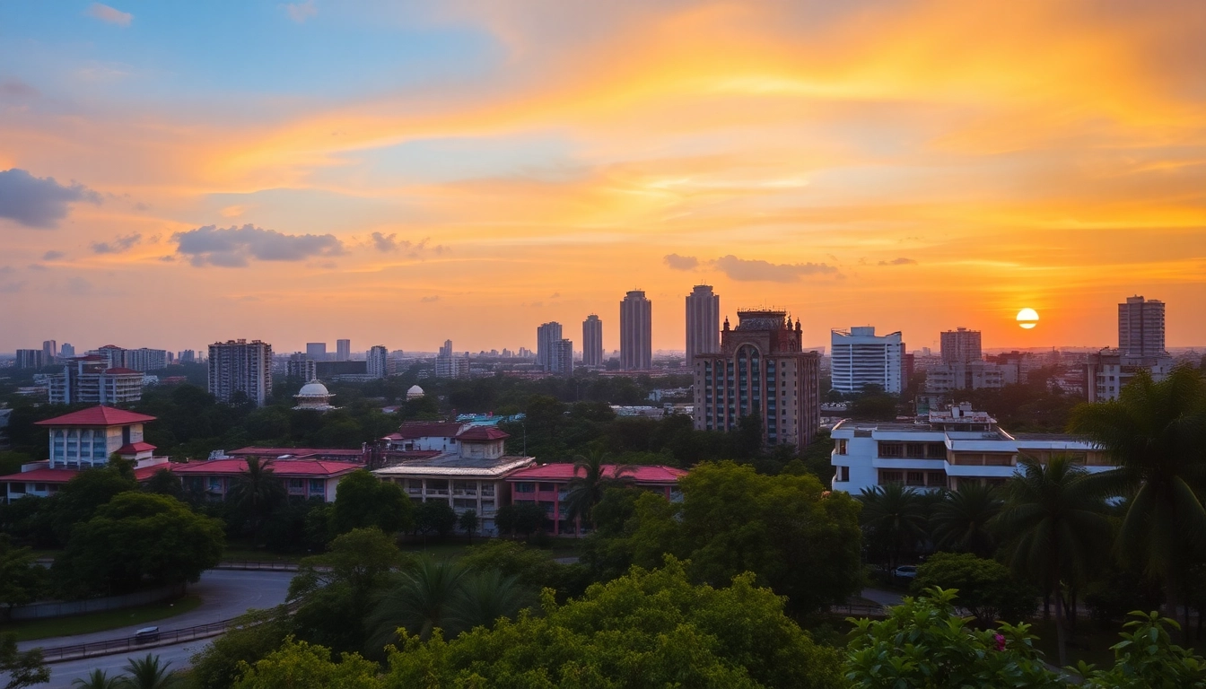 Discover vibrant skyline views in Bangalore, a top choice among places to live in India.