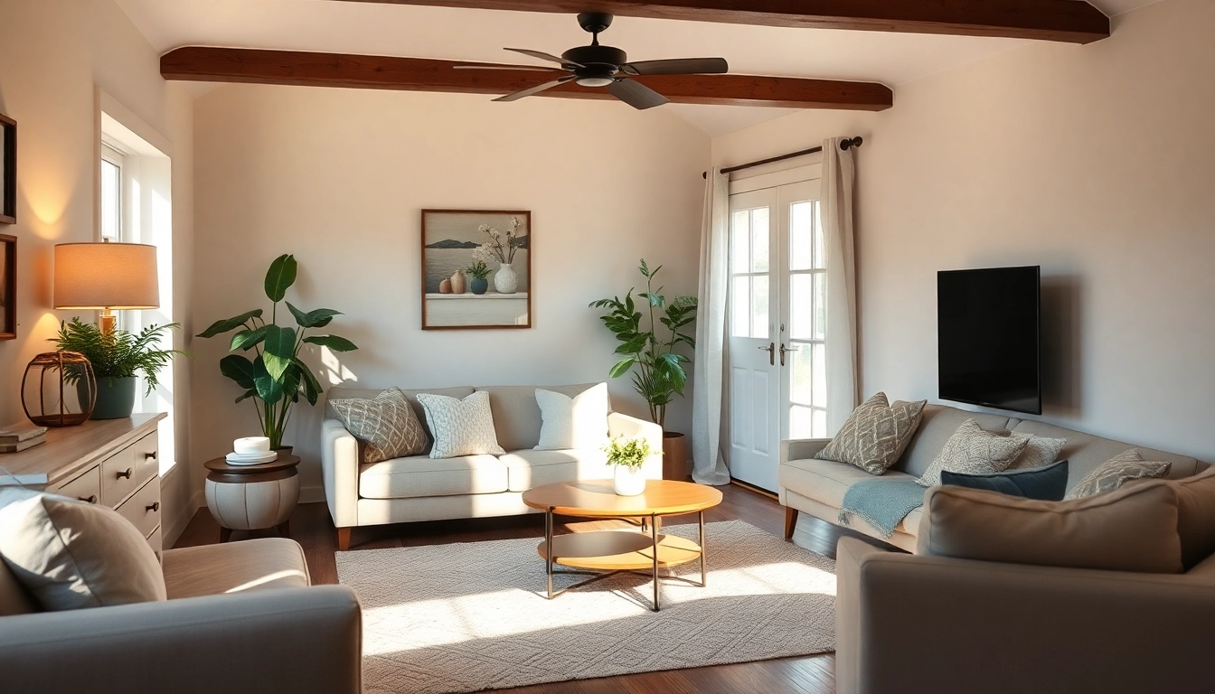 Understanding how much house can I afford with a 60k salary, this cozy living room depicts a welcoming space within a budget-friendly home.