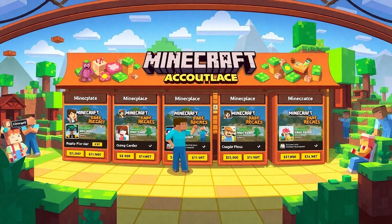 Buy affordable Minecraft account for sale featuring diverse options and secure transactions.