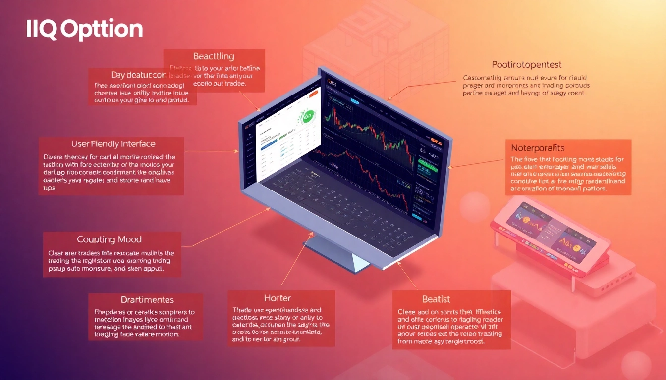 Understand what is iq option with a detailed illustration of its intuitive trading platform features and user interface.