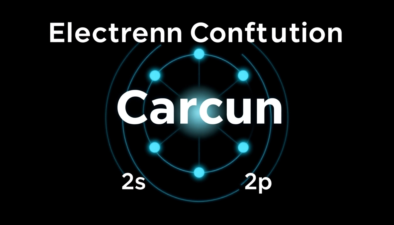 Understand carbon electron config by illustrating its orbital distribution and electron arrangement in a learning context.