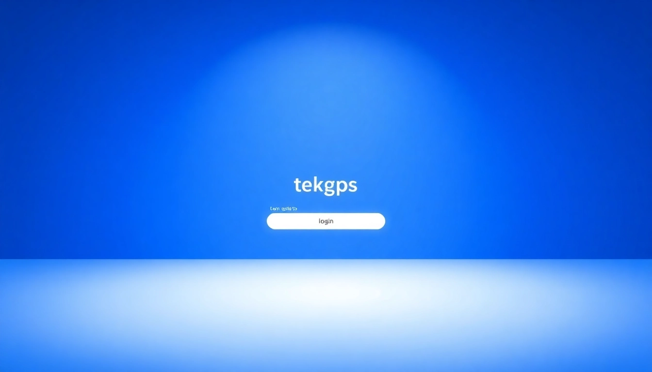 Access the user-friendly TekGPS login page to manage your tracking efficiently.