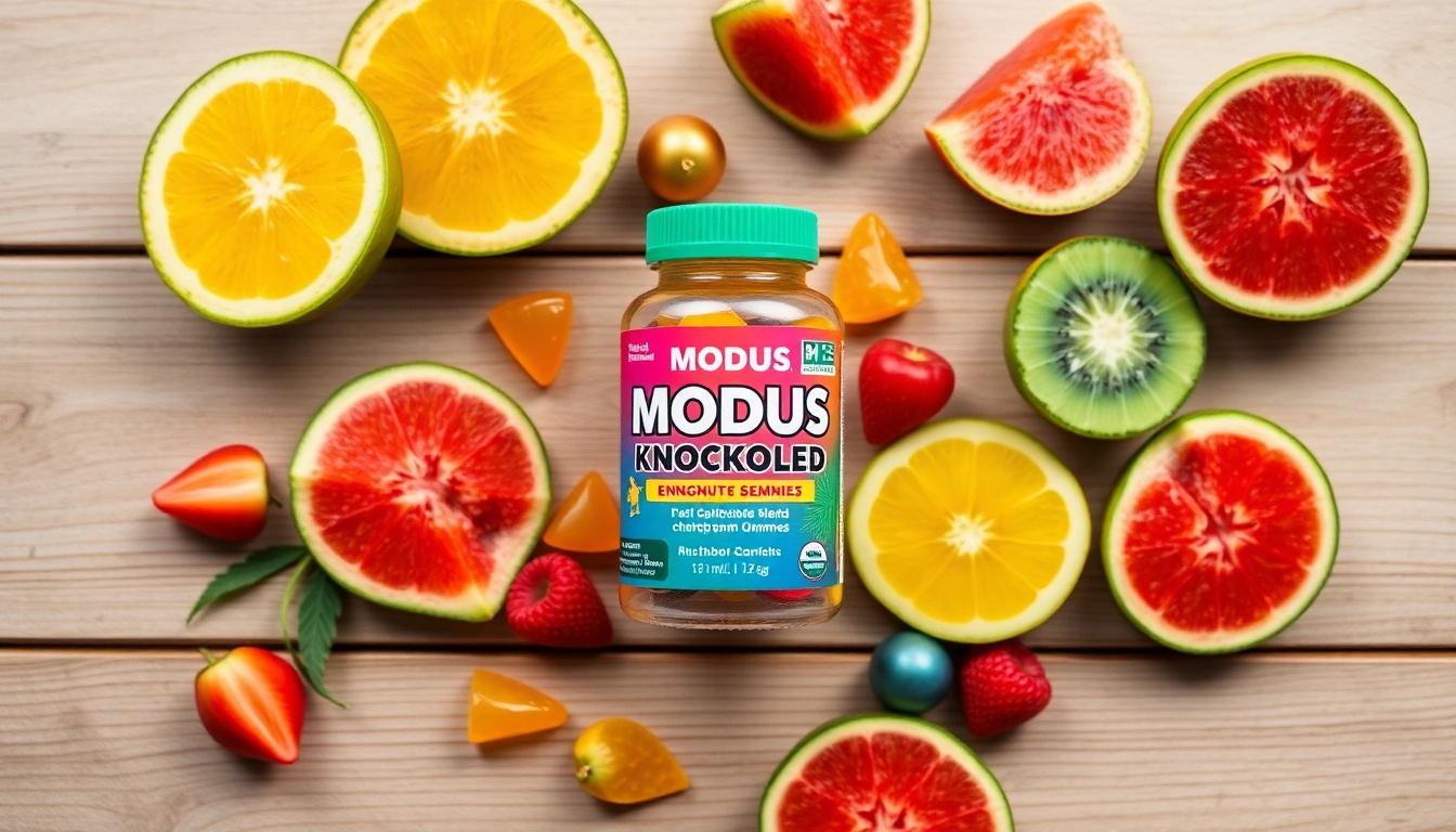 Experience the Unique Flavor and Effects of Modus Knockout Blend Gummies