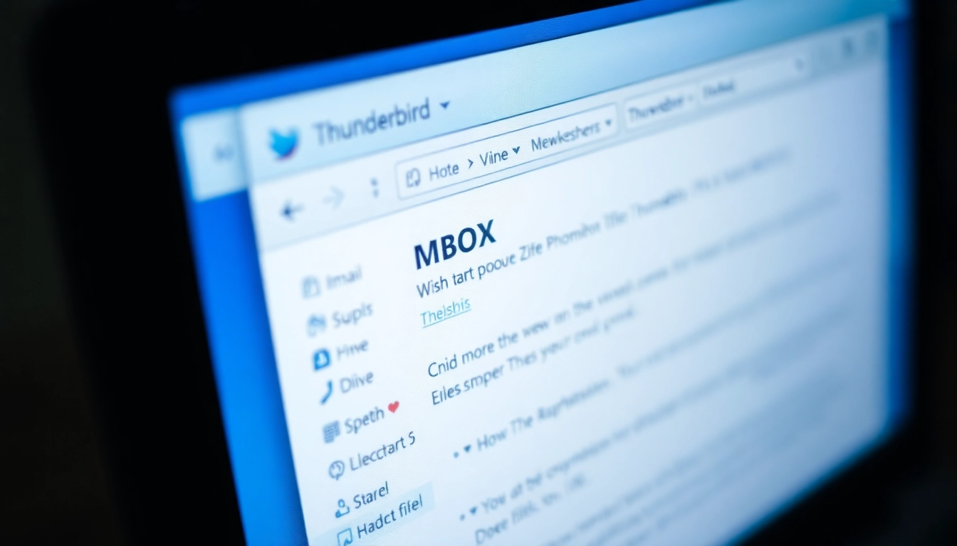 View the process to open MBOX file in Windows using Thunderbird for easy email access.