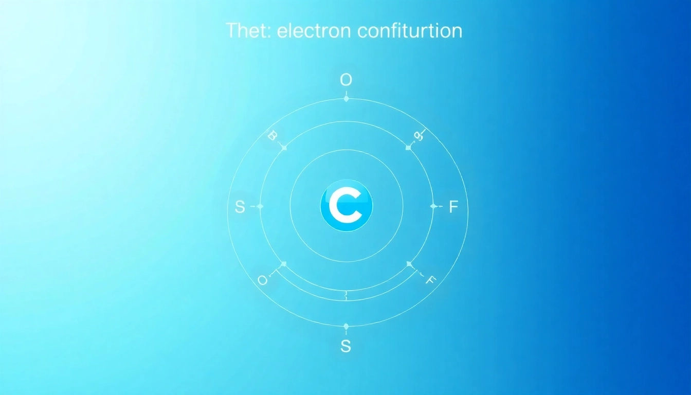 Visual representation of configuration for carbon, showcasing its 1s2 2s2 2p2 electron arrangement among elements.