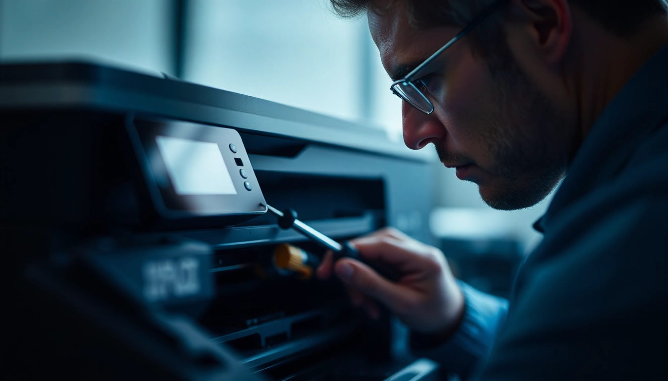 Diagnosing an HP printer problem to resolve issues like connectivity and printing errors.