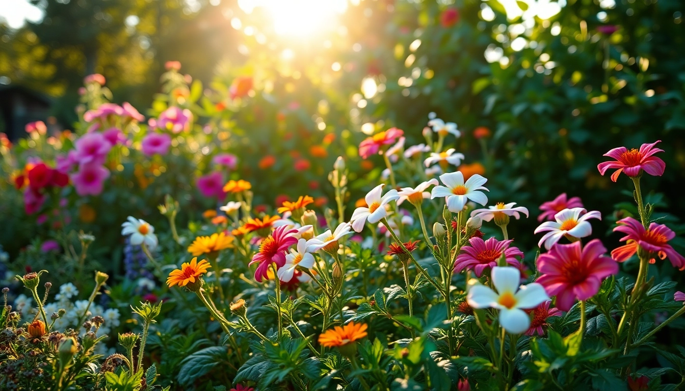 Explore practical garden tips flourishing in a colorful flower garden full of life.