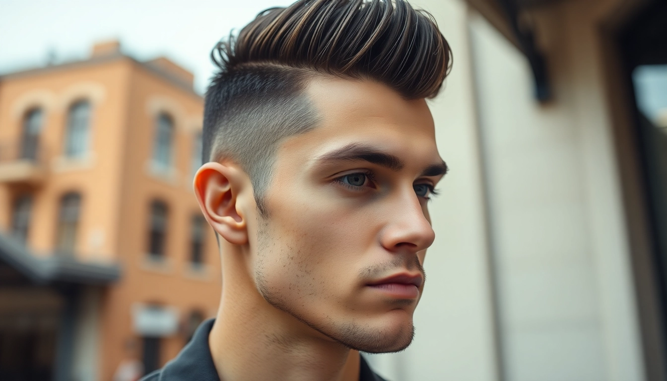 Baal cutting stylish hairstyle for men showcasing modern texture and clean lines.