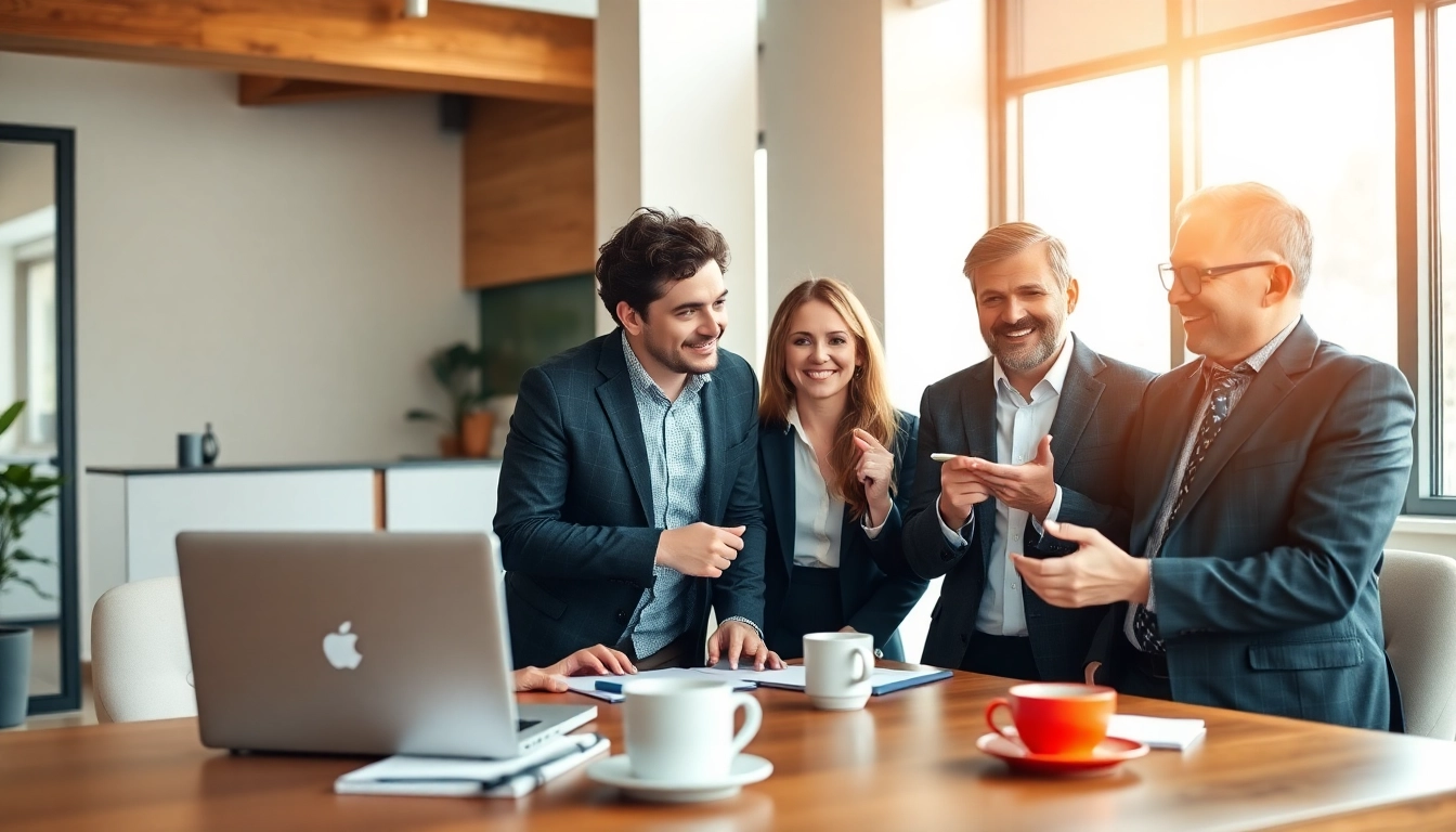 Business professionals exploring how do business loans work Australia in a collaborative office setting.