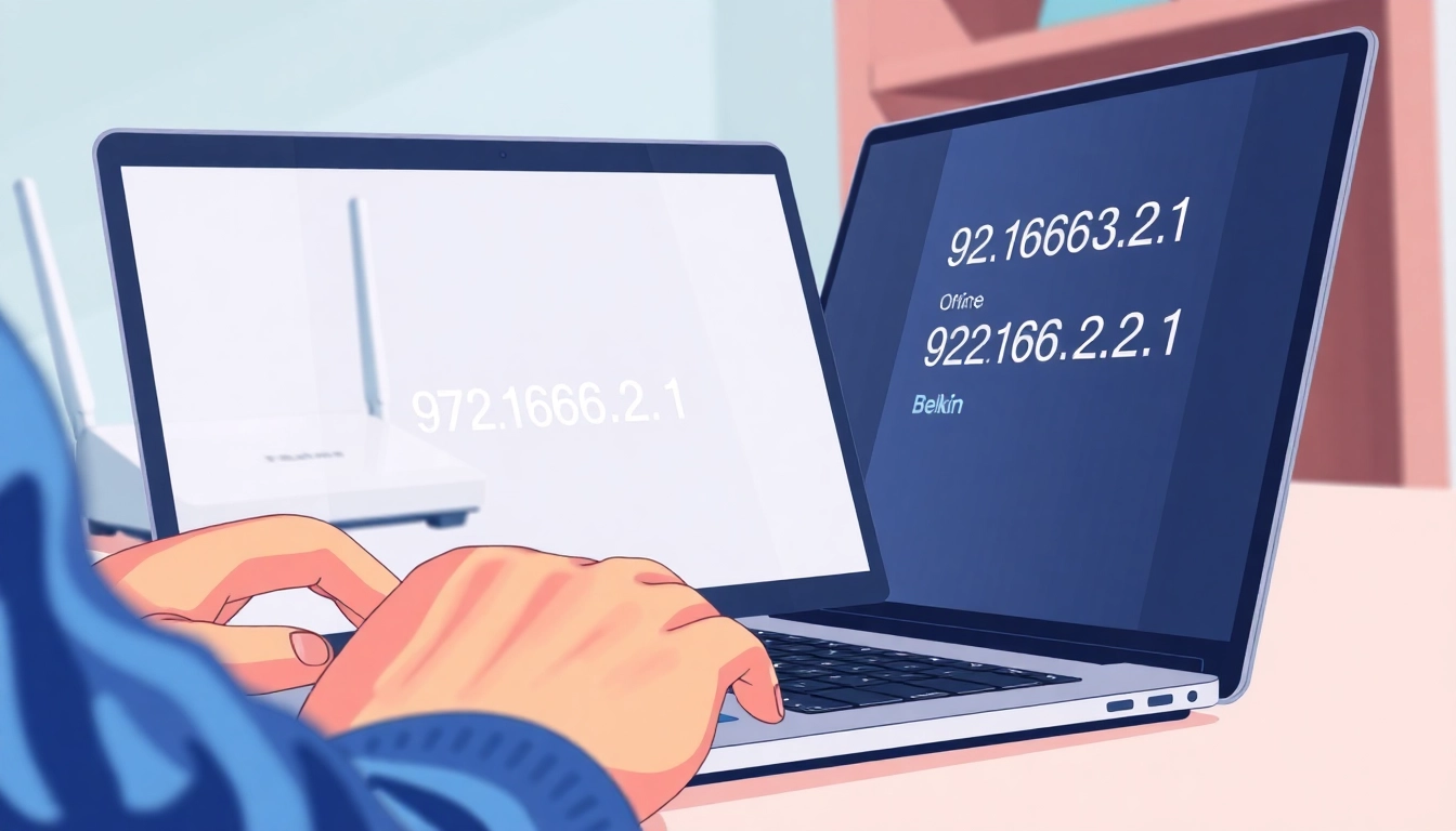 Learn how to access Belkin router settings by typing the IP address 192.168.2.1 on your browser.