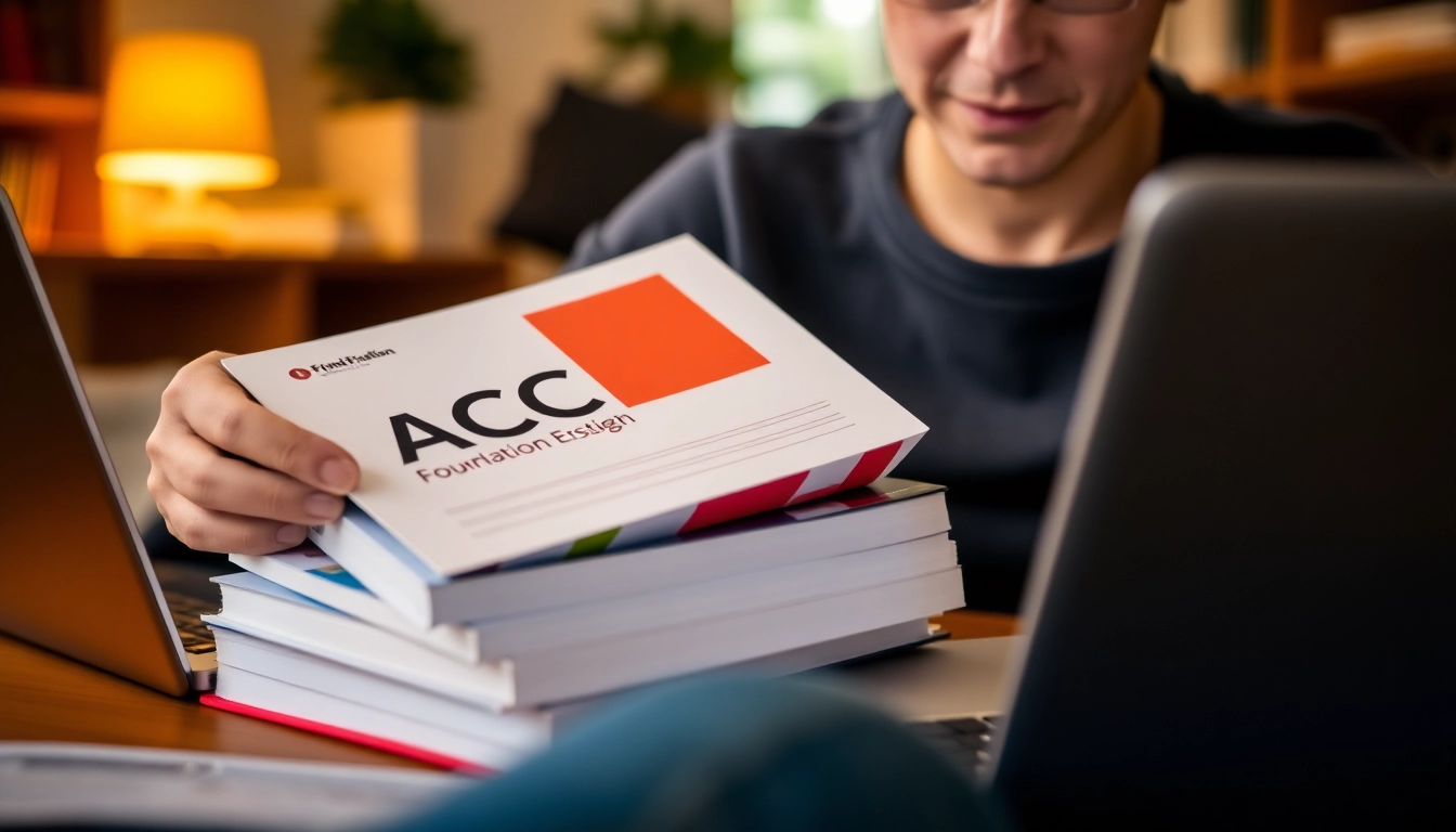 Learn about the ACCA Foundation courses through focused study materials and vibrant student engagement.