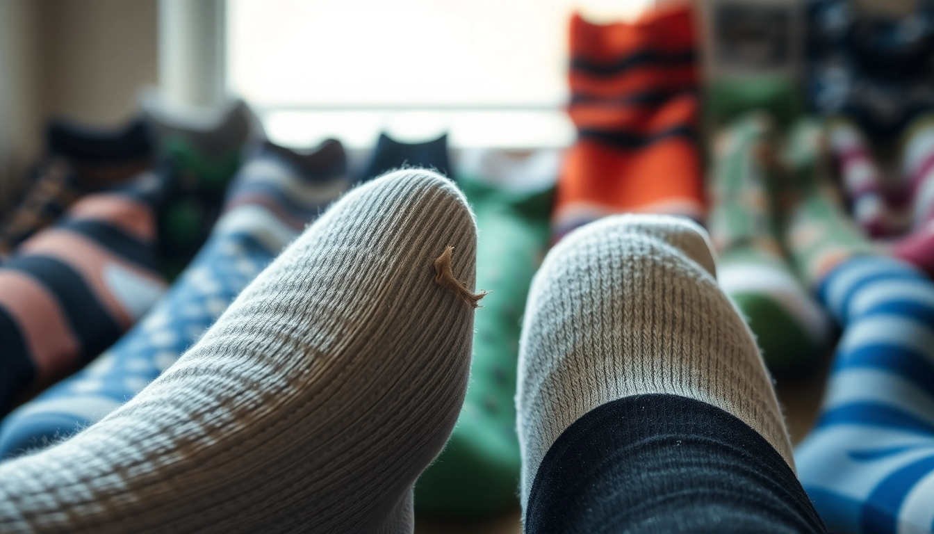 Detailed view of sockshare damages showcasing a torn sock, highlighting the impact on shared resources.