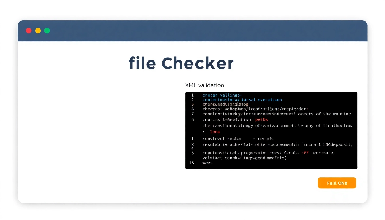 Validate XML files easily with this efficient xml file checker tool, displaying syntax correctness and errors in a user-friendly interface.