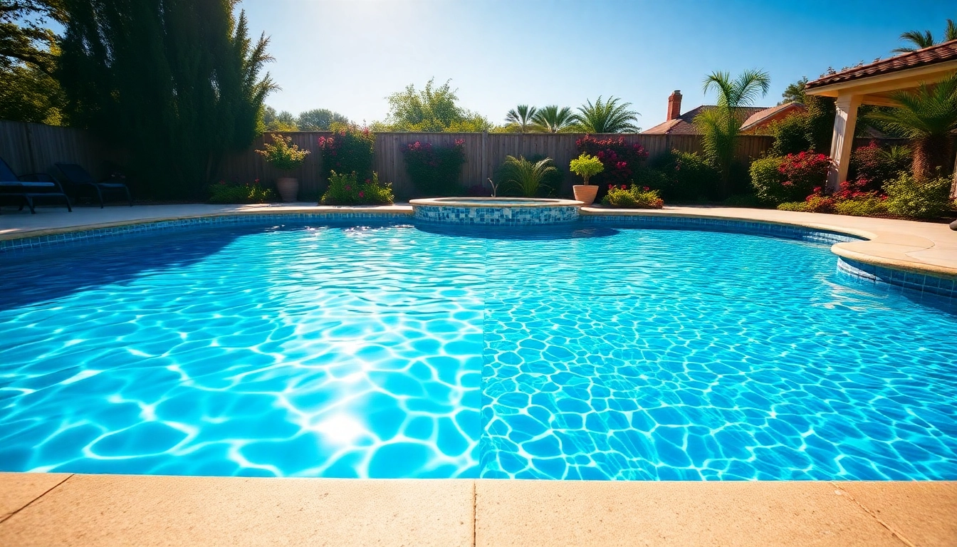 Determine which is better saltwater or chlorine pool by comparing the tranquil landscape of a saltwater pool and the vibrant aesthetics of a chlorine pool.