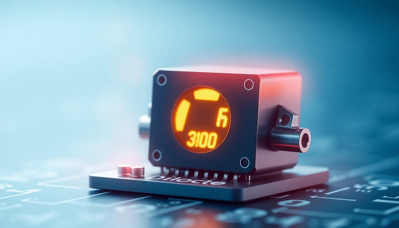 The image illustrates the voltage drop across diode, highlighting circuitry and electrical connections visibly.